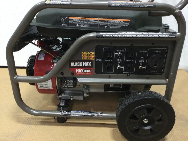 BlackMax 3600 Watt Portable Generator Bundle Kit with 30A Generator Inlet box, 30A Extension Cord and Panel Interlock