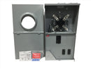 Midwest R111CB2010 100 Amp 4-Space 8-Circuit Main Breaker Overhead/Underground Metered Temporary Power Panel