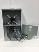 Midwest R111CB2010 100 Amp 4-Space 8-Circuit Main Breaker Overhead/Underground Metered Temporary Power Panel