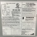 Midwest R111CB2010 100 Amp 4-Space 8-Circuit Main Breaker Overhead/Underground Metered Temporary Power Panel