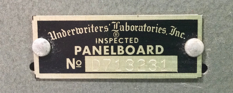 Walker 10-3W 200 Amp 120-240V Panelboard