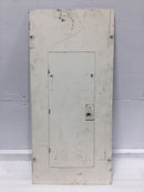 General Electric 150A 42 Space 120/240V Cover/Door w/Main 30 1/2" x 14 1/2"