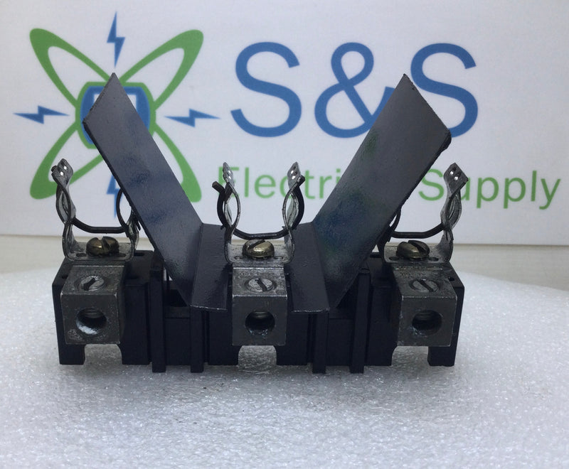 Allen-Bradley 30 Amp 3 Pole 600V Fuse Block Holder w/Ilsco clips