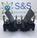 Allen-Bradley 30 Amp 3 Pole 600V Fuse Block Holder - Cosmetic Flaw