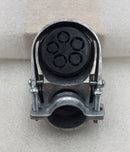 Topaz 733 1" Aluminum Clamp-On Service Entrance Cap - Box of 5