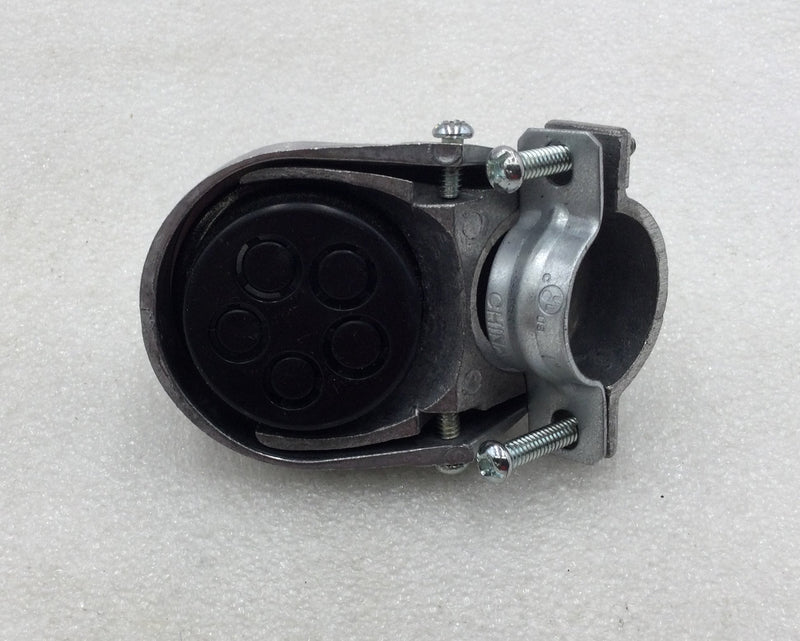 Topaz 733 1" Aluminum Clamp-On Service Entrance Cap - Box of 5