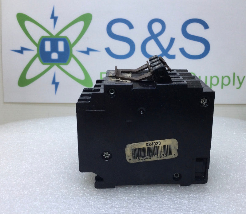 ITE/Siemens Q24020 40/20 Amp 4 Pole 240V Quad Breaker - Cosmetic Flaw