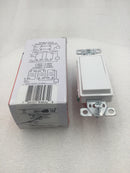 Legrand 2621-W 20A 120/277V Decora Style Single Pole Switch in White (Box of 10)