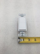 Legrand 2621-W 20A 120/277V Decora Style Single Pole Switch in White