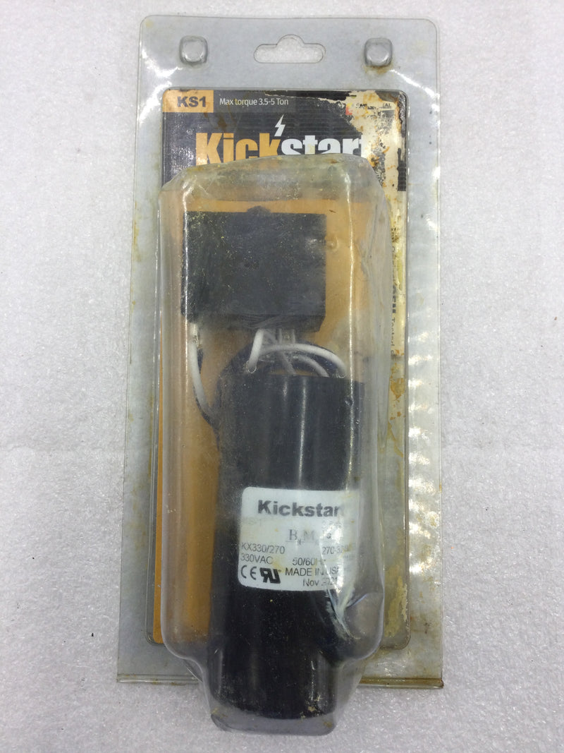 Kickstart KS-1 Hard Start Capacitor Kit 3.5 to 5HP KX330/270 50/60Hz 270-324 MFD