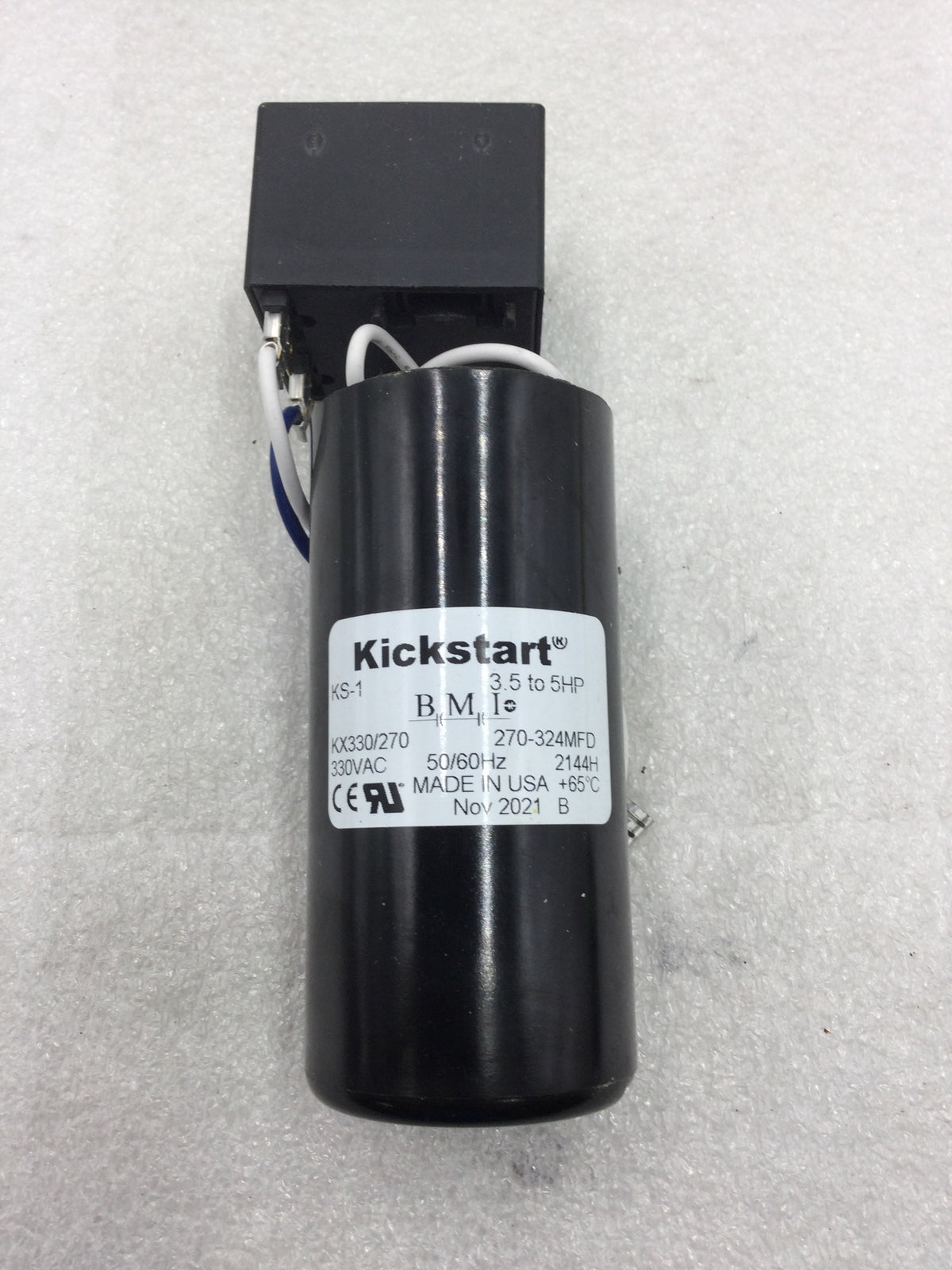 Kickstart KS-1 Hard Start Capacitor Kit 3.5 to 5HP KX330/270