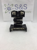 Square D QOB8 Series L 4 Space/8 Circuit 125 Amp Load Center Guts Only 5" X 6"