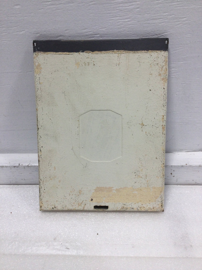 Square D FS260-RO Series B2 120/240V Disconnect Panel Cover Only 10" x 7 5/8"