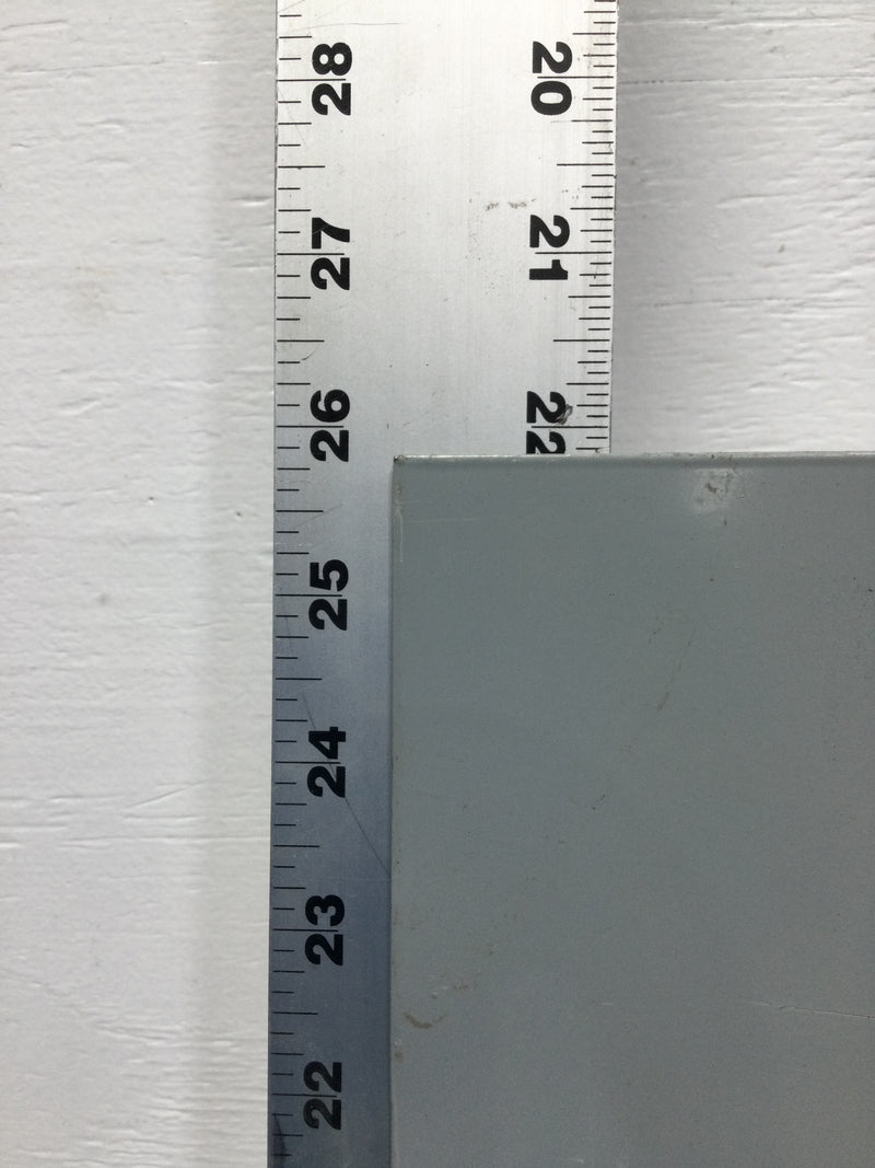 Main Breaker Dead Front Only 25 7/8" x 7 1/8"