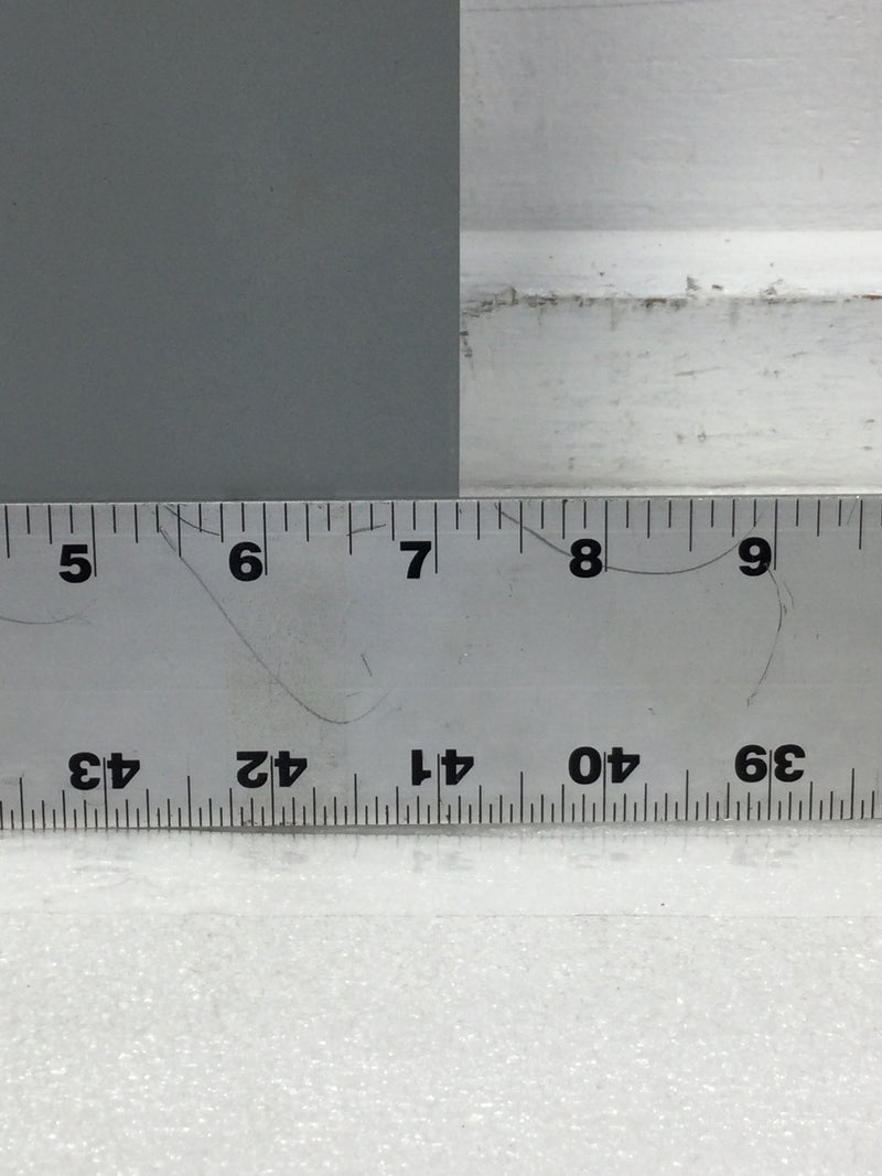 Main Breaker Dead Front Only 25 7/8" x 7 1/8"