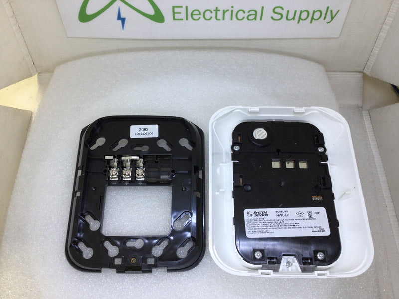 System Sensor HWL-LF Low Frequency Sounder, 2 Wire, Wall Mount, White