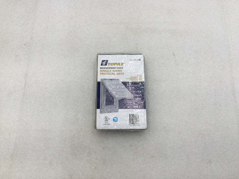 Topaz WCV1GFI Single Gang Vertical GFCI Weatherproof Cover 4 5/8" x 2 3/4"