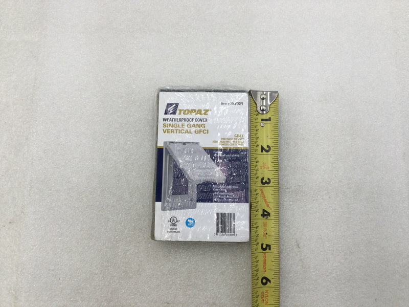 Topaz WCV1GFI Single Gang Vertical GFCI Weatherproof Cover 4 5/8" x 2 3/4"