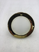 Nora Lighting NS-22G 4" Gold Albalite  Shower Recessed Light Trim Ring