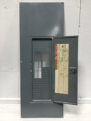 Square D QOC42US 42 Space 120/240V Panel/Door Only w/Main 38" x 14 1/4"