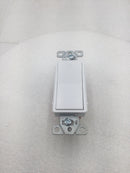 Legrand 2621-W 20A 120/277V Decora Style Single Pole Switch in White