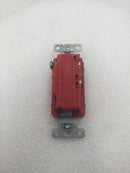 Legrand 2621-RED 20A 120/277V Decora Style Single Pole Switch in Red