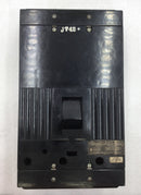 GE TKM836F000 800 Amp 3 Pole 600V w/o Amp Trip Circuit Breaker