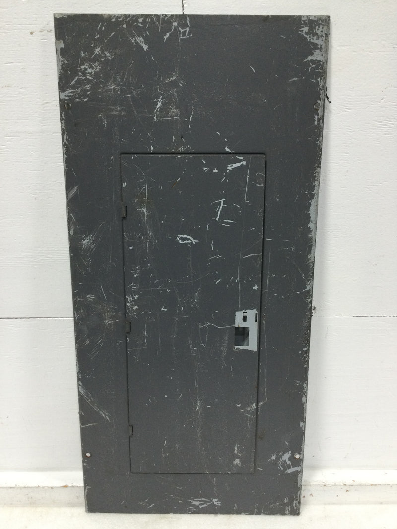 GE TM2415W 30 Spaces Panel Door w/Main Only 30 1/2" x 14 1/2" - Missing Handle