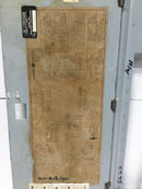 GE TM2415W 30 Spaces Panel Door w/Main Only 30 1/2" x 14 1/2" - Missing Handle