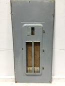 GE TM2415W 30 Spaces Panel Door w/Main Only 30 1/2" x 14 1/2" - Missing Handle