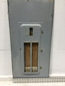 GE TM2415W 30 Spaces Panel Door w/Main Only 30 1/2" x 14 1/2" - Missing Handle