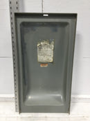 Gould NR324 200 Amp 240V Safety Switch Cover Only 24" x 13"