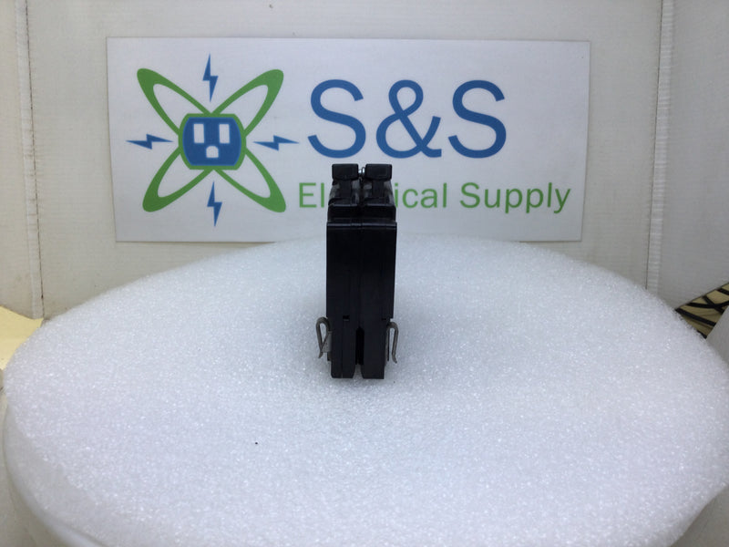 Challenger A1515 15 Amp 2 Pole 120/240V Circuit Breaker - Old Style w/ Hooks