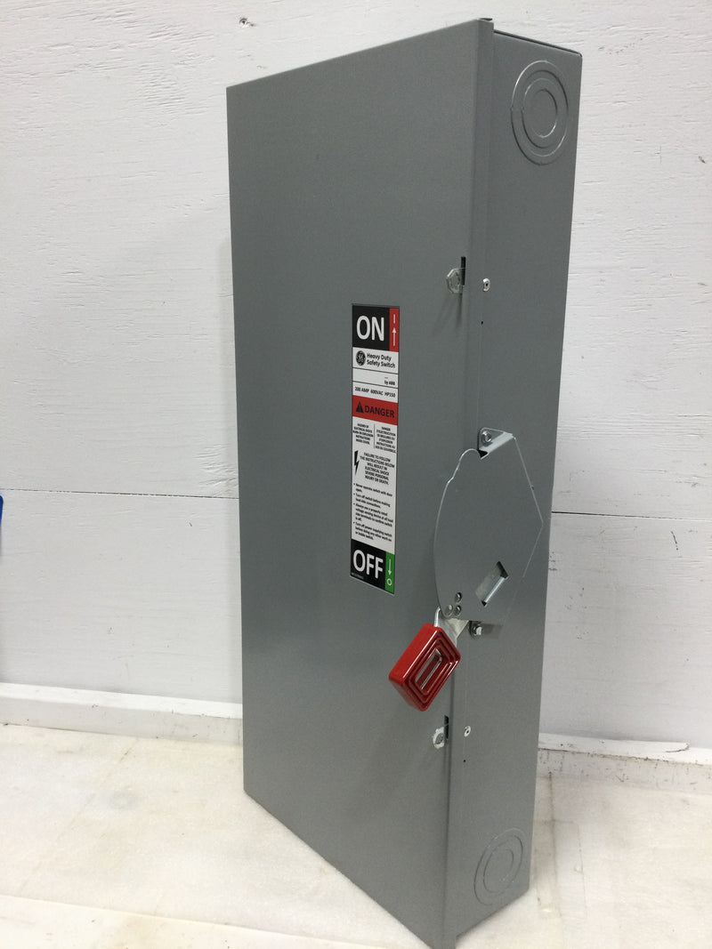 GE THN3364 200 AMP 600 VAC Heavy Duty Safety Switch Non Fusible