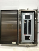Siemens Panel Type P1, 120/240V, 1 PH, 3W, 250A 30 Space in Hoffman 30x20x5.75 SSLP/SPL Nema 3R, 4,4X,12 Stainless steel enclosure