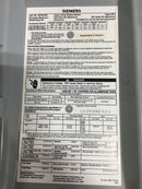 Siemens HF361NR 30 Amp 600v 3r Fusible Heavy Duty Safety Switch