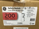 GE TH3364 200 AMP 600 VAC Heavy Duty Fused Safety Switch