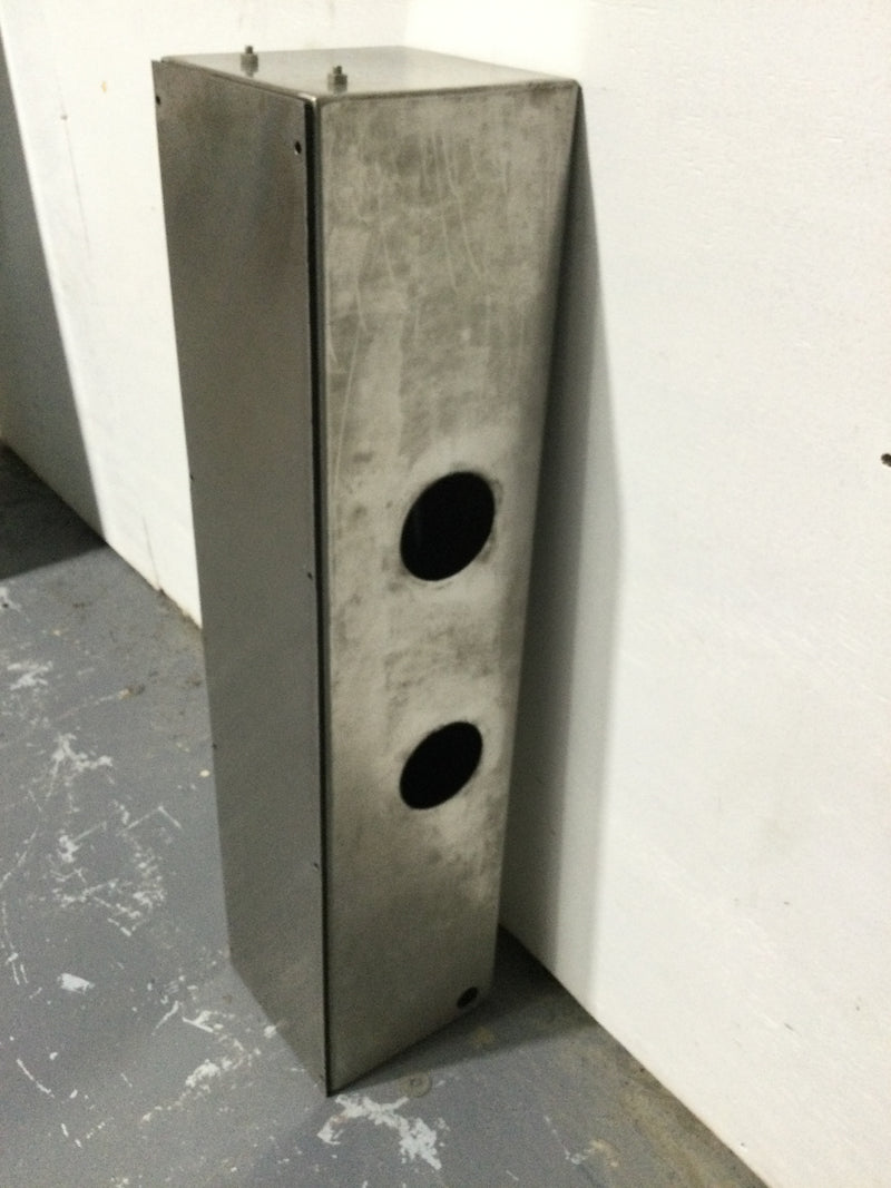 WireWay Junction Box 35" x 8" x 8" Stainless Steel with seal