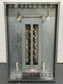 GE General Electric 100 Amp 120/208v 3 Phase 4 Wire Panelboard Enclosure Type NLAB Dead Front 34.5" x 22.25"