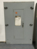 GE General Electric 100 Amp 120/208v 3 Phase 4 Wire Panelboard Enclosure Type NLAB Dead Front 34.5" x 22.25"