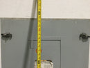 GE General Electric 100 Amp 120/208v 3 Phase 4 Wire Panelboard Enclosure Type NLAB Dead Front 34.5" x 22.25"