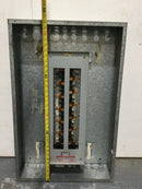 GE General Electric 100 Amp 120/208v 3 Phase 4 Wire Panelboard Enclosure Type NLAB Dead Front 34.5" x 22.25"