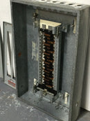 GE General Electric 100 Amp 120/208v 3 Phase 4 Wire Panelboard Enclosure Type NLAB Dead Front 34.5" x 22.25"