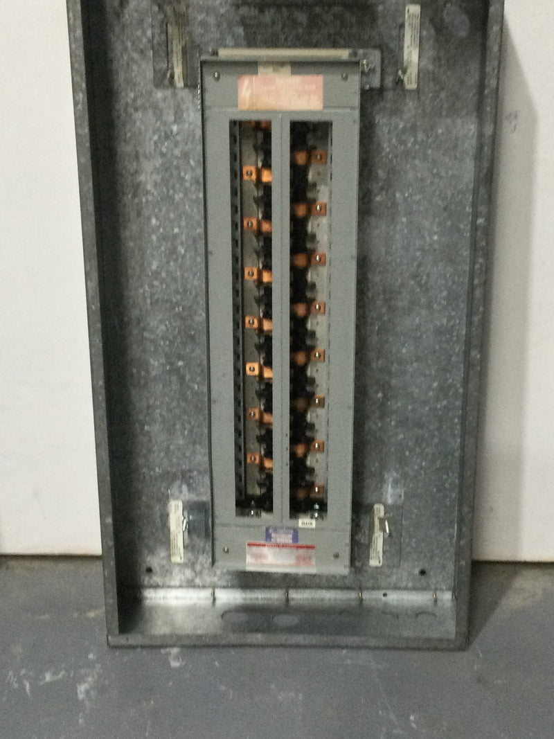 GE General Electric 100 Amp 120/208v 3 Phase 4 Wire Panelboard Enclosure Type NLAB Dead Front 40" x 22"