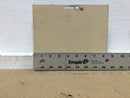 Siemens 4 or 5 Meter Socket Stack Painted Blank Cover Only 8.5" X 7"