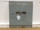 Unbranded 8 Space MLO Load Center Dead Front Cover Only 12" X 13.5"
