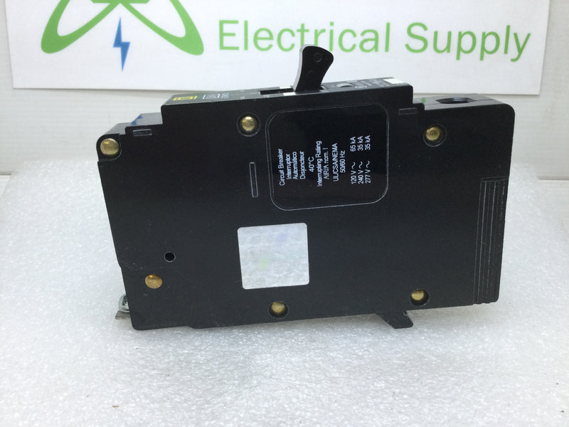 Square D EGB14025 Single Pole 25 Amp 277V Circuit Breaker