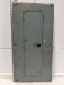 ITE/Gould 28 Space Load Center Cover/Door Only w/Main 31 1/4" x 15 1/2" - Flawed