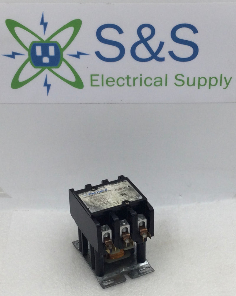 Packard C360A 60 Amp 3 Pole 600V Contactor Coil w/24 VAC Coil