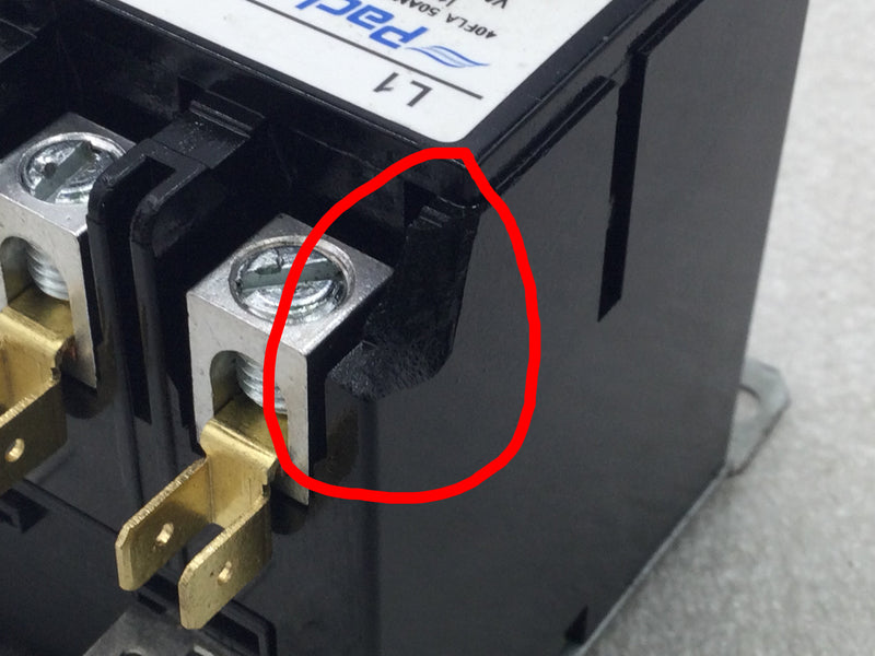 Packard C340A 40 Amp 3 Pole 600V Contactor Coil - Cosmetic Flaw